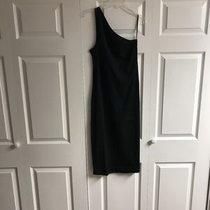 NWT Gap Size M Black Ribbed dress